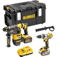 DeWalt DCK2033X2 54v XR Cordless Brushless FLEXVOLT SDS Hammer and Combi Drill Kit DeWalt DCK2033X2 54v XR Cordless Brushless FLEXVOLT SDS Hammer and Combi Drill Kit