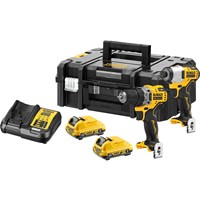 DeWalt DCK2110L2T 12v XR Cordless Brushless Drill Driver and Impact Driver DeWalt DCK2110L2T 12v XR Cordless Brushless Drill Driver and Impact Driver