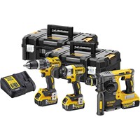 DeWalt DCK368P3T 18v XR Cordless 3 Piece Brushless Power Tool Kit DeWalt DCK368P3T 18v XR Cordless 3 Piece Brushless Power Tool Kit