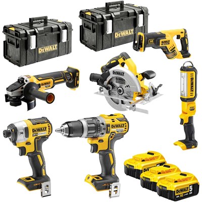 DeWalt DCK623P3 18v XR Cordless Brushless 6 Piece Power Tool Kit