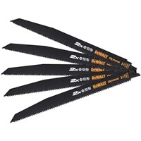 DeWalt Extreme 2X Life Wood and Nails Reciprocating Sabre Saw Blades DeWalt Extreme 2X Life Wood and Nails Reciprocating Sabre Saw Blades