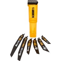 DeWalt DT2440L 6 Piece Extreme 2x Life Reciprocating Sabre Saw Blade Set