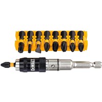DeWalt 10 Piece Impact Torsion Pivoting Holder Screwdriver Bit Set DeWalt 10 Piece Impact Torsion Pivoting Holder Screwdriver Bit Set