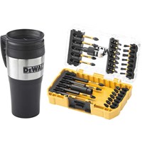 DeWalt 32 Piece FlexTorq Impact Screwdriver Bit Set and Mug DeWalt 32 Piece FlexTorq Impact Screwdriver Bit Set and Mug