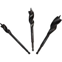 DeWalt 3 Piece 3 Flute Spade Bit Set