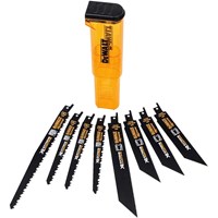DeWalt DT99551 8 Piece Extreme Runtime Reciprocating Sabre Saw Blade Set