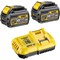 DeWalt 54v XR Cordless FLEXVOLT Twin Li-ion Battery and Fast Charger Pack 6ah DeWalt 54v XR Cordless FLEXVOLT Twin Li-ion Battery and Fast Charger Pack 6ah