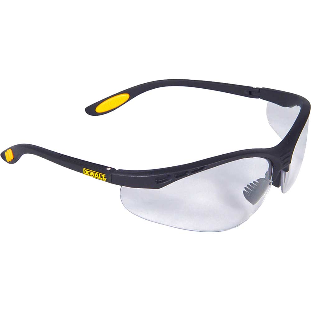 DeWalt Reinforcer Clear Safety Glasses - Clear lens