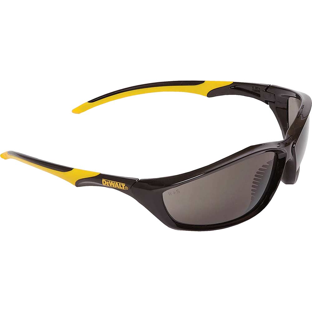DeWalt Router Wraparound Safety Glasses Smoke - Smoke lens