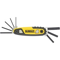 DeWalt 8 Piece Folding / Locking Hex Key Set