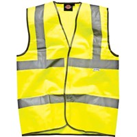 Dickies Hi Vis Safety Highway Waistcoat Dickies Hi Vis Safety Highway Waistcoat