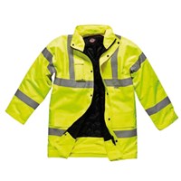 Dickies Mens Hi Vis Motorway Safety Jacket Dickies Mens Hi Vis Motorway Safety Jacket