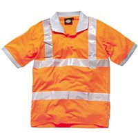 Dickies Mens Hi Vis GO/RT Polo Shirt