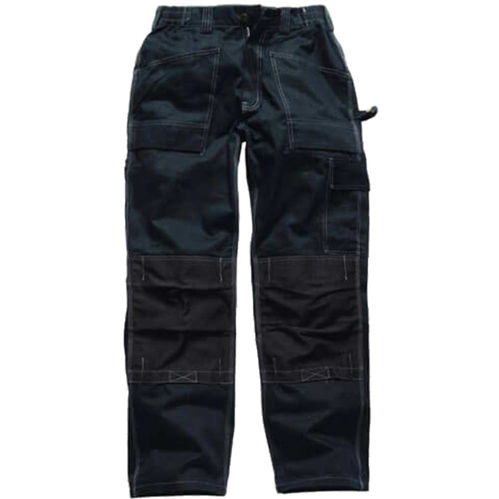 Dickies Mens Grafter Duo Tone 290 Trousers - 40" WaistShort lengthFabric:100% Cotton 290gms100% Nylon Cordura 500D x 1000D