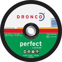 Dronco C 24 R PERFECT Flat Stone Cutting Disc  Dronco C 24 R PERFECT Flat Stone Cutting Disc