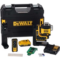 DeWalt DCLE34035 18v Cordless 360 Remote Control Green Laser Line Kit DeWalt DCLE34035 18v Cordless 360 Remote Control Green Laser Line Kit