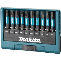 Makita 10 Piece Impact Black Screwdriver Bit Set Makita 10 Piece Impact Black Screwdriver Bit Set