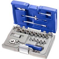 Expert by Facom 19 Piece 1/4" Drive Hex Socket Set Metric Expert by Facom 19 Piece 1/4" Drive Hex Socket Set Metric