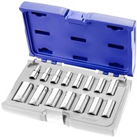 Expert by Facom 15 Piece 3/8" Drive Deep Hex Socket Set Metric Expert by Facom 15 Piece 3/8" Drive Deep Hex Socket Set Metric