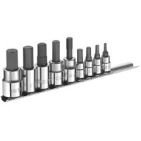 Expert by Facom 9 Piece 1/4" and 3/8" Drive Hex Socket Bit Set Metric Expert by Facom 9 Piece 1/4" and 3/8" Drive Hex Socket Bit Set Metric