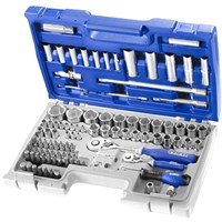 Expert by Facom 98 Piece Combination Drive Hex Socket and Bit Set Metric Expert by Facom 98 Piece Combination Drive Hex Socket and Bit Set Metric