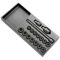 Expert by Facom 17 Piece 1/2" Drive Hex Impact Socket Set Metric in Module Tray Expert by Facom 17 Piece 1/2" Drive Hex Impact Socket Set Metric in Module Tray
