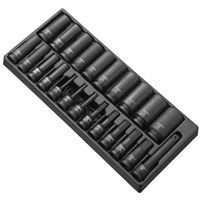 Expert by Facom 25 Piece 1/2" Drive Hex Impact Socket and Bit Set in Module Tray Expert by Facom 25 Piece 1/2" Drive Hex Impact Socket and Bit Set in Module Tray