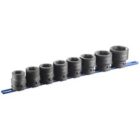 Expert by Facom 8 Piece 1" Drive Hex Impact Socket Set Metric Expert by Facom 8 Piece 1" Drive Hex Impact Socket Set Metric