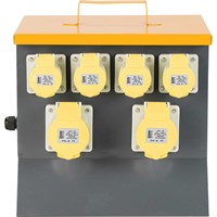 Defender 6 Way Power Splitter Unit 110v Defender 6 Way Power Splitter Unit 110v