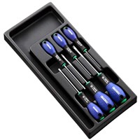Expert by Facom 6 Piece Security Torx Screwdriver Set in Module Tray