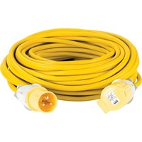 Defender Extension Lead 16 amp 2.5mm Yellow Cable 110v Defender Extension Lead 16 amp 2.5mm Yellow Cable 110v