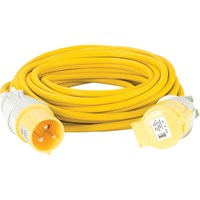 Defender Extension Lead 32 amp 4mm Yellow Cable 110v Defender Extension Lead 32 amp 4mm Yellow Cable 110v