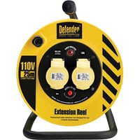 Defender Light Industrial Cable Reel 110v
