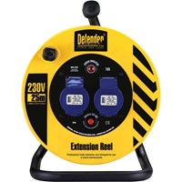 Defender Light Industrial Cable Reel 240v