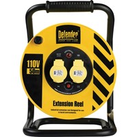 Defender Industrial Trade Cable Reel 110v