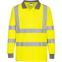 Portwest Eco Long Sleeve Hi Vis Polo Shirts Multi Pack