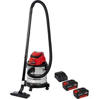 Einhell TC-VC 18/20 Li S 18v Cordless Stainless Steel Wet and Dry Vacuum Cleaner 20L