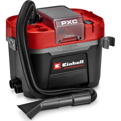 Einhell Professional TP-VC 18/10 Li BL L 18v Cordless L Class Wet and Dry Vacuum Cleaner 10 Litre