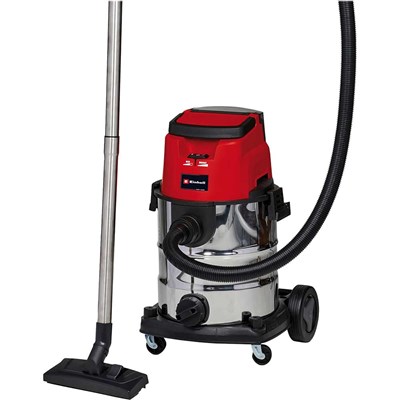 Einhell TE-VC 36/25 Li S 36v Cordless Stainless Steel Wet and Dry Vacuum Cleaner 25L