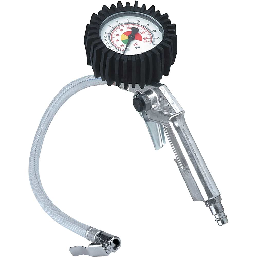 Einhell Air Tyre Inflator With Pressure Gauge