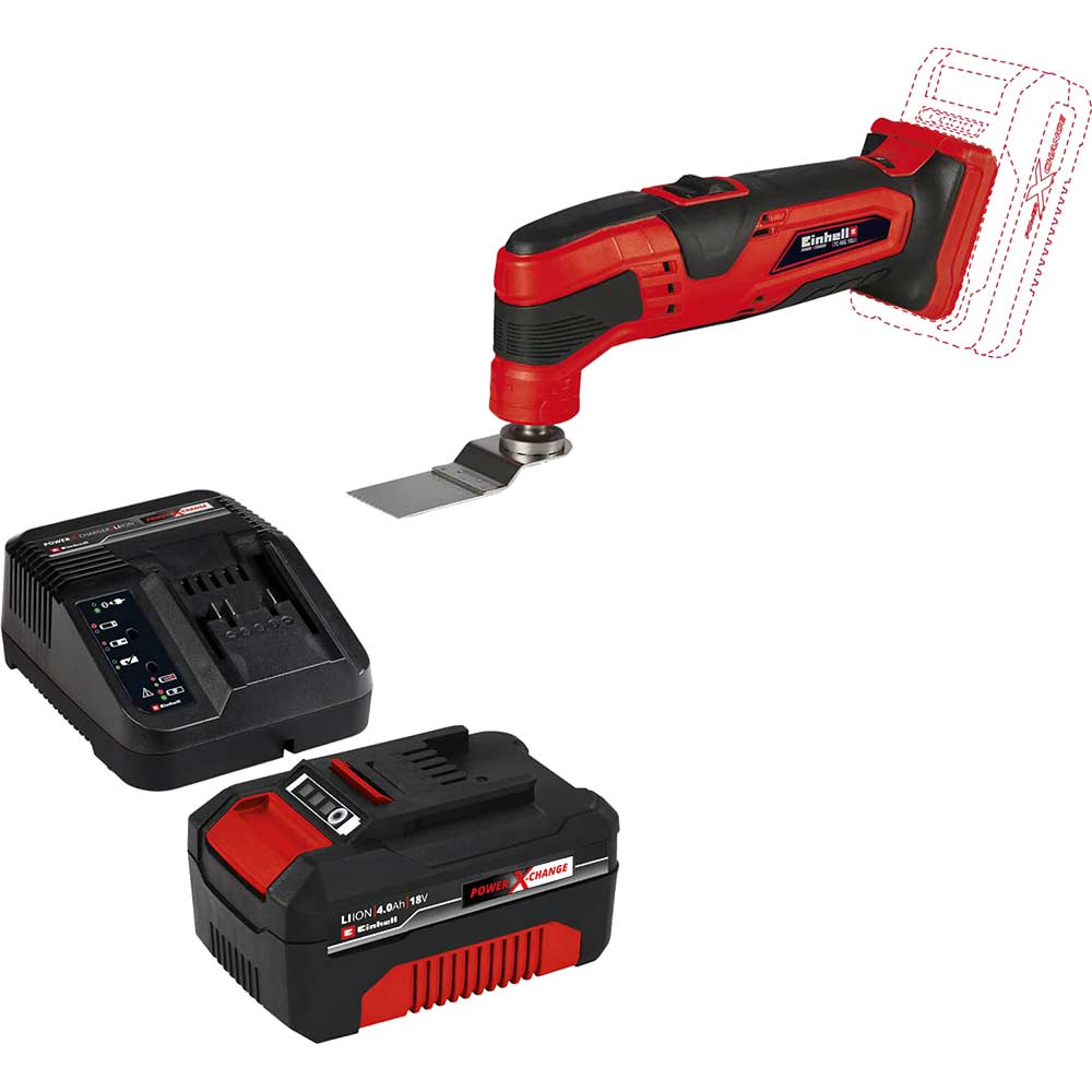 Einhell Tc-Mg Li 18V Cordless Ois Oscillating Multi Tool Size 18