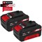 Einhell Genuine PXC 18v Cordless Twin Pack Li-ion Batteries 4ah Einhell Genuine PXC 18v Cordless Twin Pack Li-ion Batteries 4ah