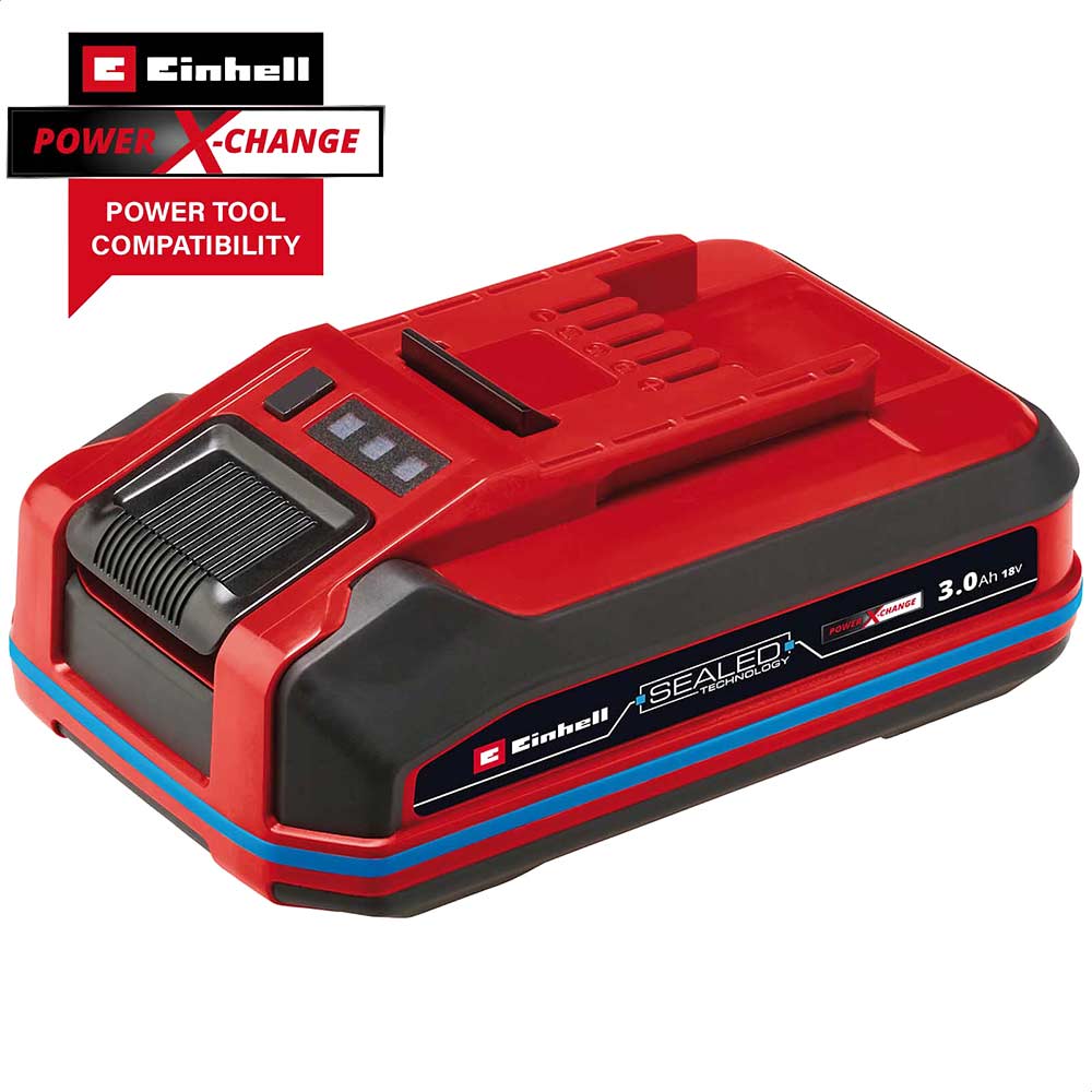 Einhell Genuine Power X Change 18v Cordless Sealed Li ion Battery 3ah Battery Packs