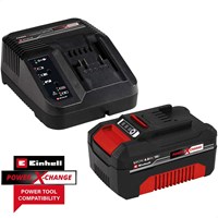 Einhell Genuine PXC 18v Cordless Li-ion Battery 4ah and Charger Einhell Genuine PXC 18v Cordless Li-ion Battery 4ah and Charger