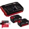 Einhell Genuine PXC 18v Cordless Twin Battery Charger and Li-ion Batteries 4ah 