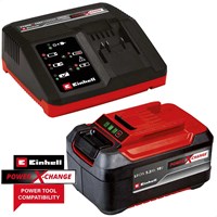 Einhell Genuine PXC 18v Cordless Slim Plus Li-ion Battery 5.2ah and Fast Charger Einhell Genuine PXC 18v Cordless Slim Plus Li-ion Battery 5.2ah and Fast Charger