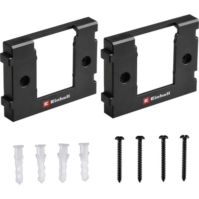 Einhell Battery Wall Mount Storage Brackets for 18v PXC Batteries