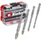 Einhell 4 Piece Ceramic Tile Drill Bit Set in XS Case 