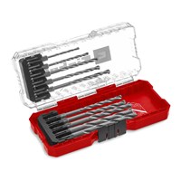 Einhell 10 Piece Hex Shank Masonry Drill Bit Set in S Case
