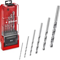 Einhell 6 Piece HSS-G Drill Bit Set Einhell 6 Piece HSS-G Drill Bit Set